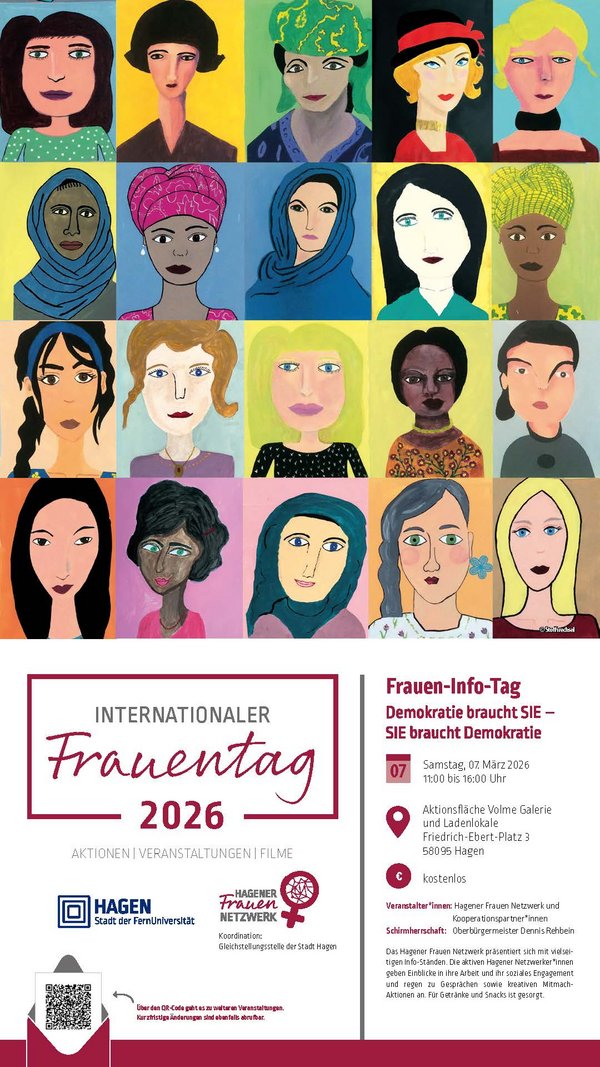 Plakat Frauen-Info-Tag