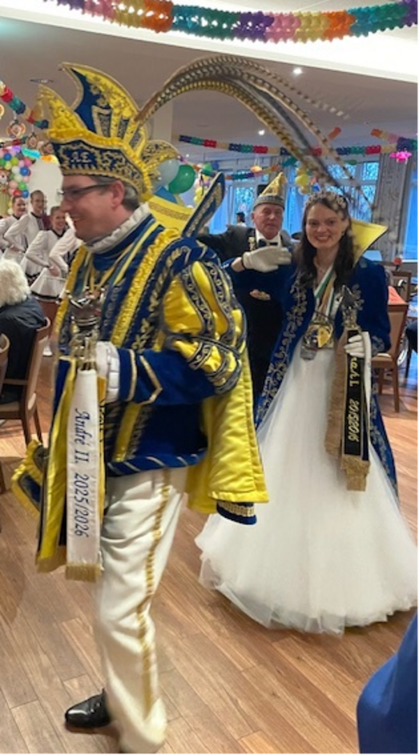 Das Hagener Prinzenpaar im Helmut-Turck-Zentrum