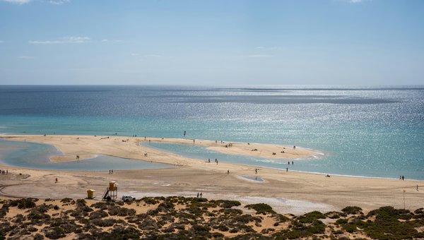 Blick auf einen Strand