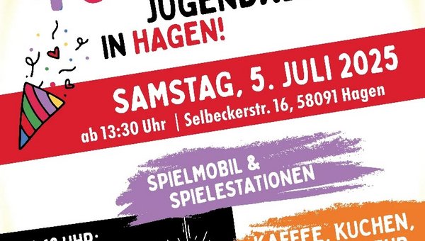 Plakat 40 Jahre Kreisjugendwerk Hagen