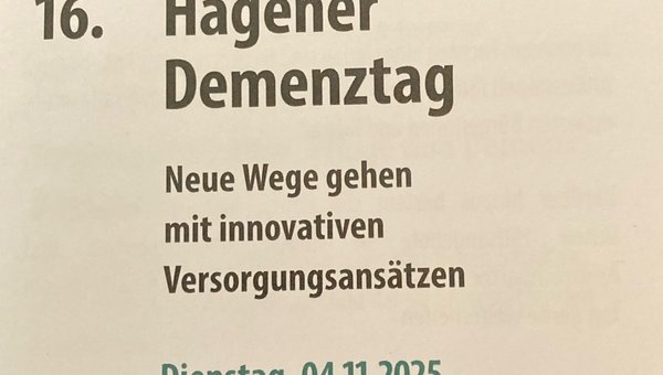 Hagener Demenztag am 04.11.2025